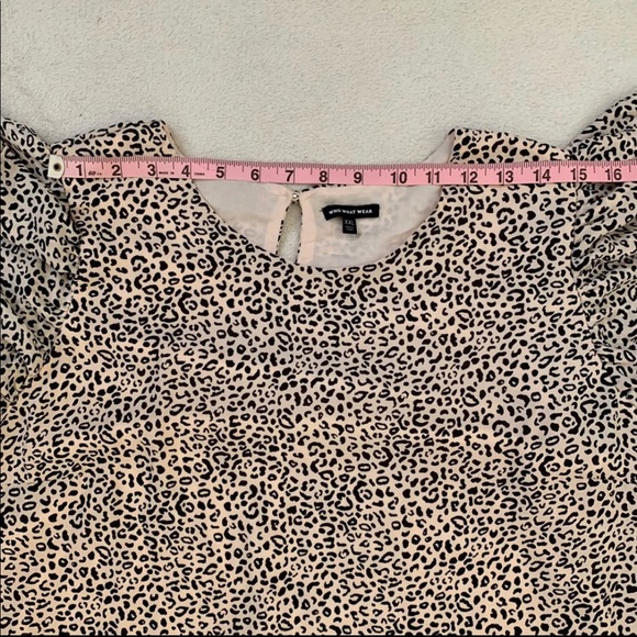 Dress Animal Cheetah Print XXL Cream Black NWT - Picture 15 of 16